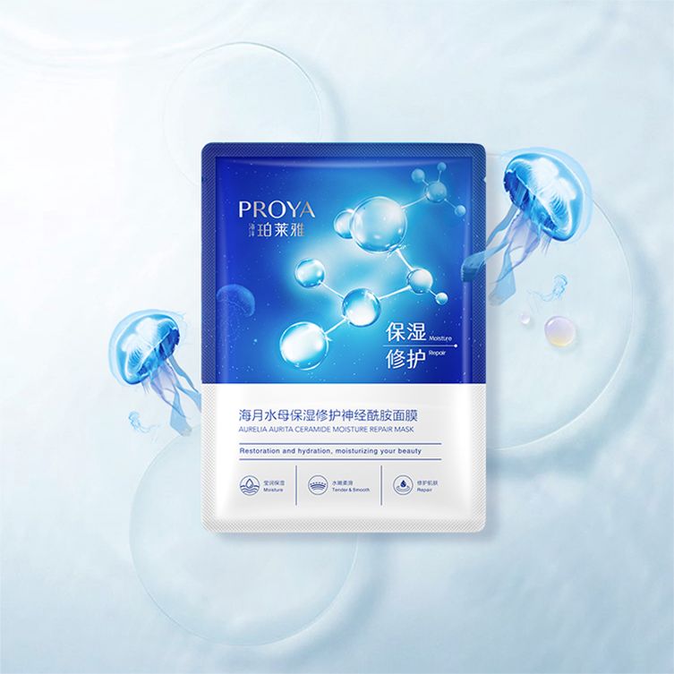 yp电子刮刮卡海月水母保湿修护神经酰胺面膜